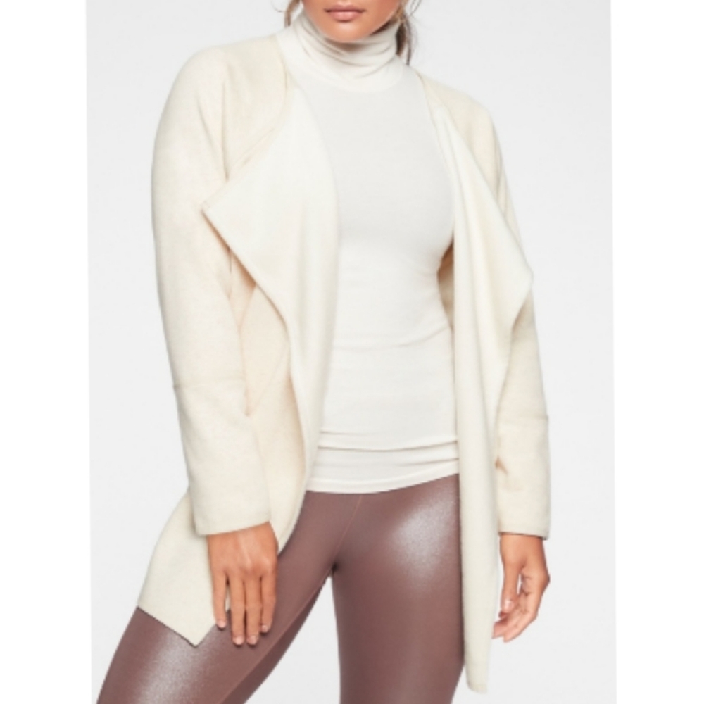 Athleta Cozy Karma Wrap Sweater